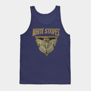 White Stripes // Fly Away Butterfly Tank Top